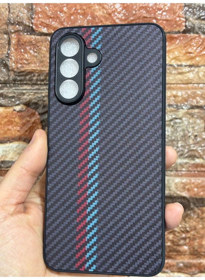 غطاء خلفي مخطط بألوان متناسقة مع هاتف سامسونج Samsung A56 / A36 - Image 1